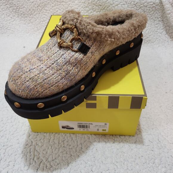 NEW Circus NY by Sam Edelman Women's Mule Natural Multi/Nutmeg Size 8 - Picture 6 of 11